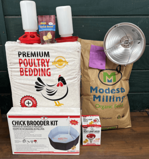 CHICK STARTER KIT MODESTO 25LB WITH BROODER