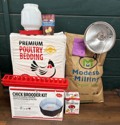CHICK STARTER KIT MODESTO 40LB WITH BROODER